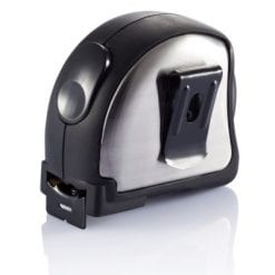 Miara 5m z nadrukiem Twojego logo, materiał: stal nierdzewna, stal, kolor: srebrny