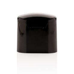 Bezprzewodowe słuchawki douszne Liberty z nadrukiem Twojego logo, materiał: plastik, kolor: czarny