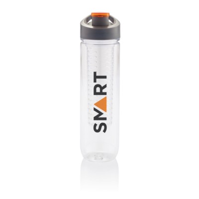 Butelka sportowa 800 ml z nadrukiem Twojego logo, materiał: tritan, kolor: pomarańczowy Butelka sportowa 800 ml z nadrukiem Twojego logo, materiał: tritan, kolor: pomarańczowy