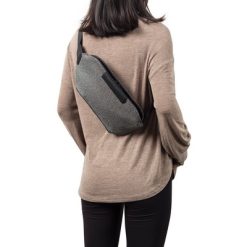 Saszetka zapinana w pasie Urban Bumbag z nadrukiem Twojego logo, materiał: poliester, kolor: szary