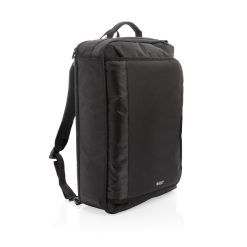Plecak na laptopa 15,6" Swiss Peak, ochrona RFID z nadrukiem Twojego logo, materiał: poliester, tpe, kolor: czarny