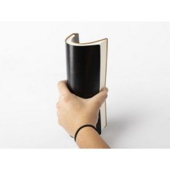 Notatnik ok. A5 z nadrukiem Twojego logo, materiał: pu, kolor: czarny