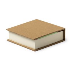 Zestaw do notatek, karteczki samoprzylepne z nadrukiem Twojego logo, materiał: karton, kolor: neutralny