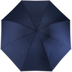 Odwracalny, składany parasol automatyczny z nadrukiem Twojego logo, materiał: metal, aluminium, pvc, włókno szklane, pongee, kolor: granatowy