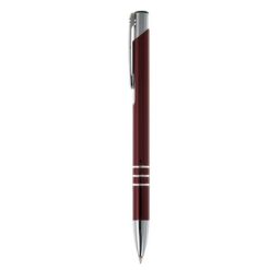 Długopis | Jones z nadrukiem Twojego logo, materiał: aluminium, kolor: burgund