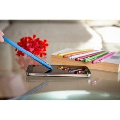 Długopis, touch pen | Dennis z nadrukiem Twojego logo, materiał: aluminium, kolor: czerwony