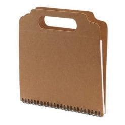 Teczka konferencyjna ok. A5 z notatnikiem, karteczki samoprzylepne, długopis z nadrukiem Twojego logo, materiał: karton, kolor: neutralny