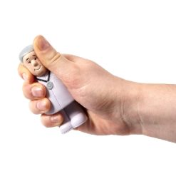 Antystres "lekarz" z nadrukiem Twojego logo, materiał: pu, kolor: biały