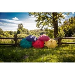 Parasol automatyczny | Hayden z nadrukiem Twojego logo, materiał: poliester, kolor: biały