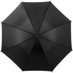 Parasol automatyczny z nadrukiem Twojego logo, materiał: metal, drewno, poliester, kolor: czarny