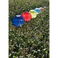 Parasol automatyczny z nadrukiem Twojego logo, materiał: metal, drewno, poliester, kolor: biały