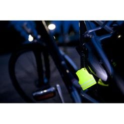 Brelok do kluczy, połyskliwa zawieszka "kamizelka" z nadrukiem Twojego logo, materiał: metal, pvc, kolor: żółty