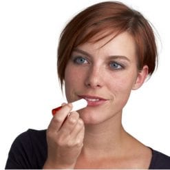 Pomadka ochronna z nadrukiem Twojego logo, materiał: plastik, kolor: biały