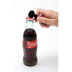 Brelok do kluczy, otwieracz do butelek „gitara elektryczna” | Meles z nadrukiem Twojego logo, materiał: aluminium, kolor: czarny