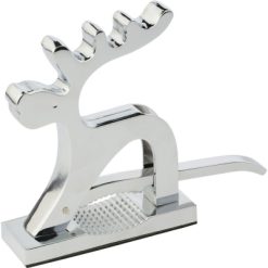Dziadek do orzechów "renifer" z nadrukiem Twojego logo, materiał: metal, aluminium, kolor: srebrny