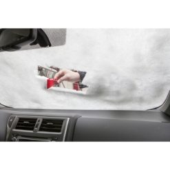 Skrobaczka "trójkąt" z nadrukiem Twojego logo, materiał: ps, kolor: biały Skrobaczka "trójkąt" z nadrukiem Twojego logo, materiał: ps, kolor: biały