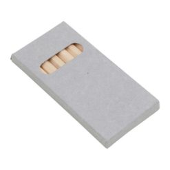Zestaw kredek z nadrukiem Twojego logo, materiał: karton, drewno, kolor: neutralny Zestaw kredek z nadrukiem Twojego logo, materiał: karton, drewno, kolor: neutralny