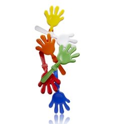 Klaskacz kibica "ręka" z nadrukiem Twojego logo, materiał: pp, kolor: neutralny