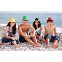 Kapelusz z nadrukiem Twojego logo, materiał: poliester, kolor: biały Kapelusz z nadrukiem Twojego logo, materiał: poliester, kolor: biały