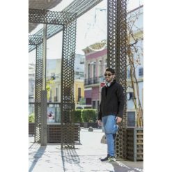 Wodoodporna i oddychająca kurtka z nadrukiem Twojego logo, materiał: poliester, soft shell, spandex, kolor: czarny