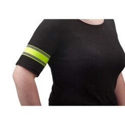 Opaska na ramię z nadrukiem Twojego logo, materiał: spandex, kolor: żółty