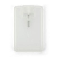 Antybakteryjny płyn do rąk "karta kredytowa" z nadrukiem Twojego logo, materiał: pet, kolor: neutralny