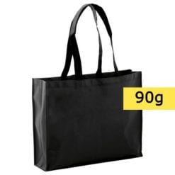 Torba na zakupy z nadrukiem Twojego logo, materiał: non-woven, kolor: czarny