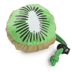 Torba na zakupy, składana z nadrukiem Twojego logo, materiał: poliester, kolor: biało-zielony