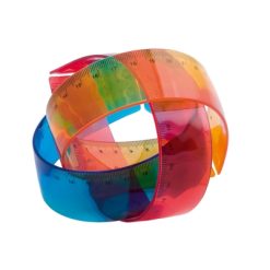 Elastyczna linijka z nadrukiem Twojego logo, materiał: pvc, kolor: granatowy