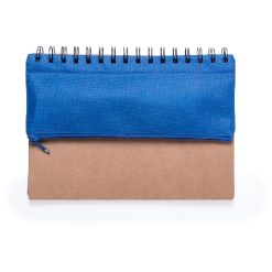 Zestaw szkolny, piórnik, 2 ołówki, długopis, notatnik, linijka, gumka i temperówka z nadrukiem Twojego logo, materiał: karton, kolor: granatowy