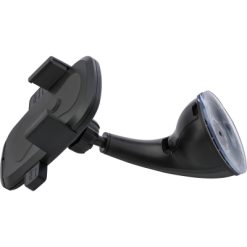 Regulowany samochodowy uchwyt do telefonu z nadrukiem Twojego logo, materiał: plastik, eva, kolor: czarny