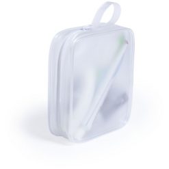 Kosmetyczka z nadrukiem Twojego logo, materiał: eva, kolor: biały