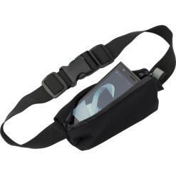 Nieprzemakalna saszetka zapinana w pasie z nadrukiem Twojego logo, materiał: plastik, guma, neopren, kolor: czarny