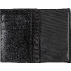 Etui na karty kredytowe, ochrona RFID z nadrukiem Twojego logo, materiał: skóra, kolor: czarny