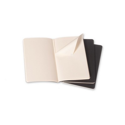 Zeszyt MOLESKINE Cahier Journal ok. A6 z nadrukiem Twojego logo, materiał: karton, kolor: czarny Zeszyt MOLESKINE Cahier Journal ok. A6 z nadrukiem Twojego logo, materiał: karton, kolor: czarny