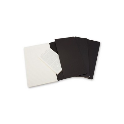 Zeszyt MOLESKINE Cahier Journal ok. A6 z nadrukiem Twojego logo, materiał: karton, kolor: czarny Zeszyt MOLESKINE Cahier Journal ok. A6 z nadrukiem Twojego logo, materiał: karton, kolor: czarny
