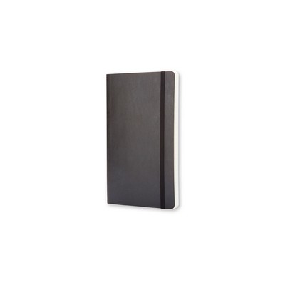 MOLESKINE Notatnik ok. A6 z nadrukiem Twojego logo, materiał: pu, papier, kolor: czarny MOLESKINE Notatnik ok. A6 z nadrukiem Twojego logo, materiał: pu, papier, kolor: czarny