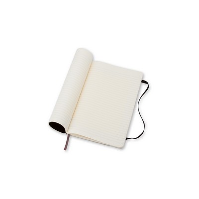 MOLESKINE Notatnik ok. A6 z nadrukiem Twojego logo, materiał: pu, papier, kolor: czarny MOLESKINE Notatnik ok. A6 z nadrukiem Twojego logo, materiał: pu, papier, kolor: czarny