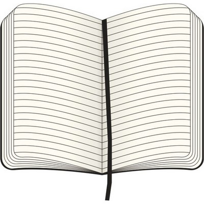 MOLESKINE Notatnik ok. A6 z nadrukiem Twojego logo, materiał: pu, papier, kolor: czarny MOLESKINE Notatnik ok. A6 z nadrukiem Twojego logo, materiał: pu, papier, kolor: czarny