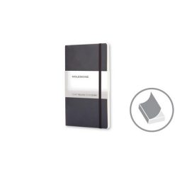 MOLESKINE Notatnik ok. A6 z nadrukiem Twojego logo, materiał: pu, papier, kolor: czarny