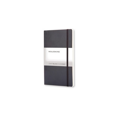 MOLESKINE Notatnik ok. A6 z nadrukiem Twojego logo, materiał: pu, papier, kolor: czarny MOLESKINE Notatnik ok. A6 z nadrukiem Twojego logo, materiał: pu, papier, kolor: czarny