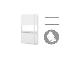 MOLESKINE Notatnik ok. A5 z nadrukiem Twojego logo, materiał: karton, papier, pp, kolor: biały