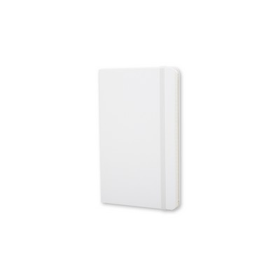 MOLESKINE Notatnik ok. A5 z nadrukiem Twojego logo, materiał: karton, papier, pp, kolor: biały MOLESKINE Notatnik ok. A5 z nadrukiem Twojego logo, materiał: karton, papier, pp, kolor: biały
