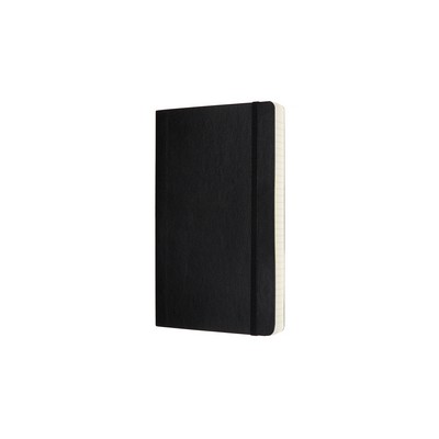 MOLESKINE Notatnik ok. A5 z nadrukiem Twojego logo, materiał: pu, papier, kolor: czarny MOLESKINE Notatnik ok. A5 z nadrukiem Twojego logo, materiał: pu, papier, kolor: czarny