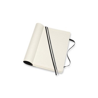 MOLESKINE Notatnik ok. A5 z nadrukiem Twojego logo, materiał: pu, papier, kolor: czarny MOLESKINE Notatnik ok. A5 z nadrukiem Twojego logo, materiał: pu, papier, kolor: czarny