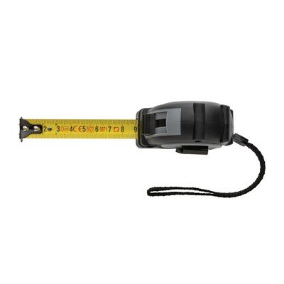Miara 3m Grip, RABS z nadrukiem Twojego logo, materiał: stal, kolor: szary Miara 3m Grip, RABS z nadrukiem Twojego logo, materiał: stal, kolor: szary