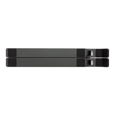 Składany stojak na laptopa do 15,6" Terra z nadrukiem Twojego logo, materiał: aluminium, tpu, kolor: szary Składany stojak na laptopa do 15,6" Terra z nadrukiem Twojego logo, materiał: aluminium, tpu, kolor: szary