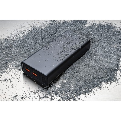 Power bank 20000 mAh Terra, aluminium z recyklingu z nadrukiem Twojego logo, materiał: aluminium, kolor: szary Power bank 20000 mAh Terra, aluminium z recyklingu z nadrukiem Twojego logo, materiał: aluminium, kolor: szary