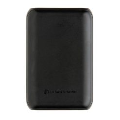 Szybki power bank 10000 mAh Urban Vitamin z nadrukiem Twojego logo, materiał: plastik, pc, kolor: czarny