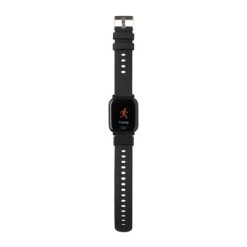 Monitor aktywności Fit Watch, TPE z recyklingu z nadrukiem Twojego logo, materiał: plastik, tpe, kolor: czarny